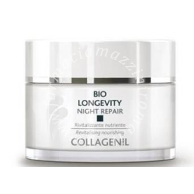 Collagenil Bio Longevity Night Repair Rivitalizzante Nutriente Azione Antiaging 50ml - NUOVO